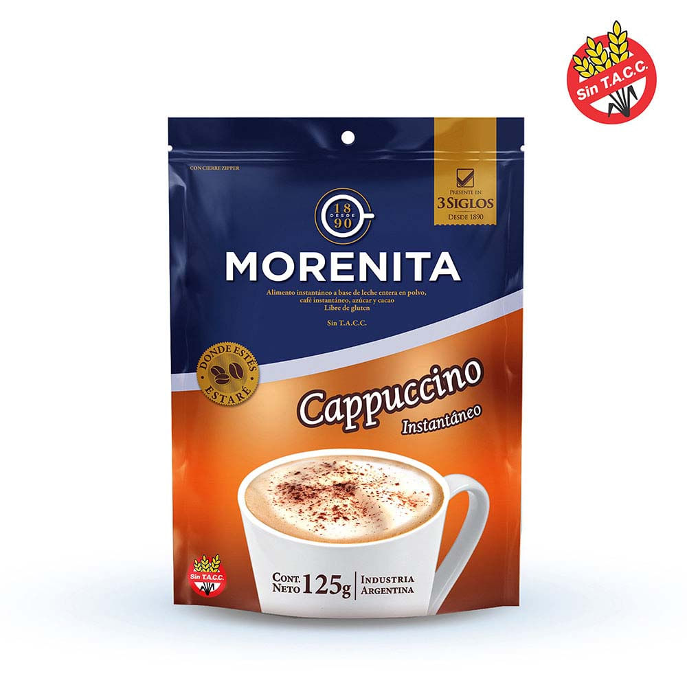 Café Cappuccino La Morenita x 125G jumboargentina