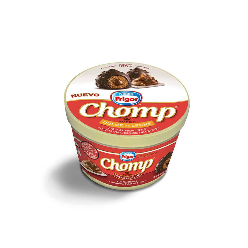 Helado Chomp Dulce De Leche Con Almendras 200 Gr