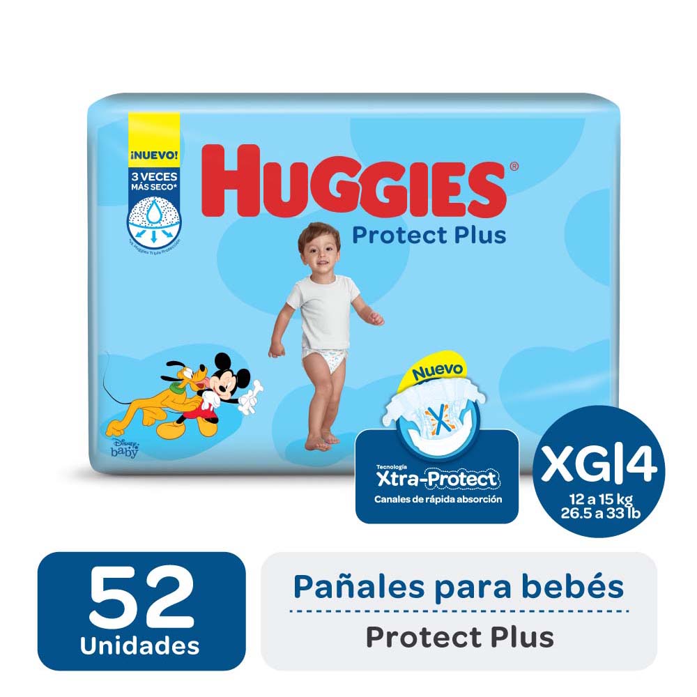 pañal huggies protect plus