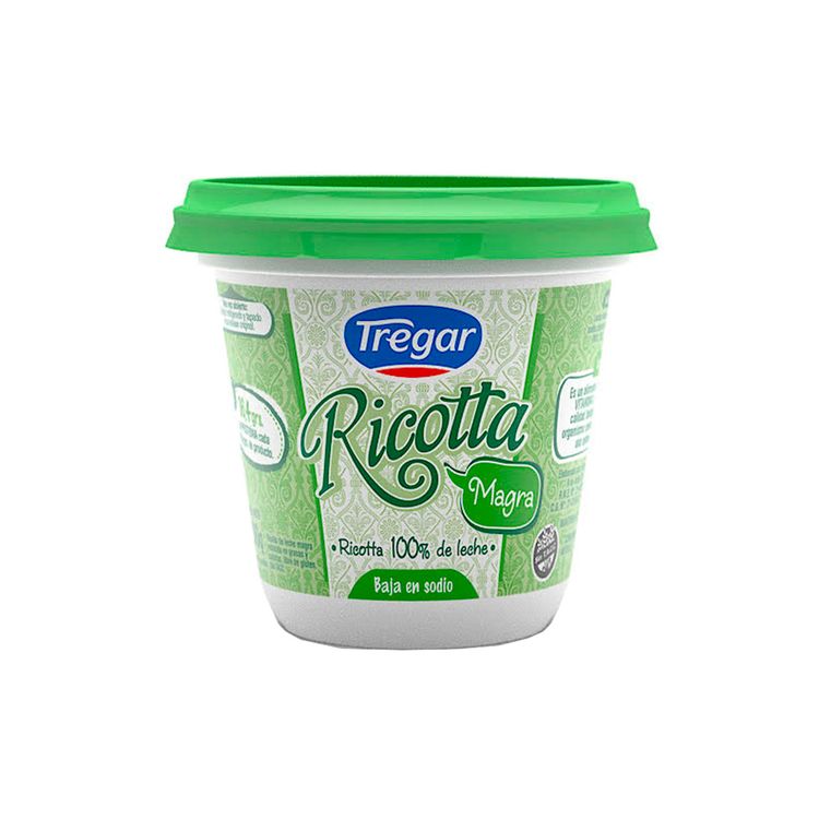 Ricotta Magra Tregar 290g jumboargentina