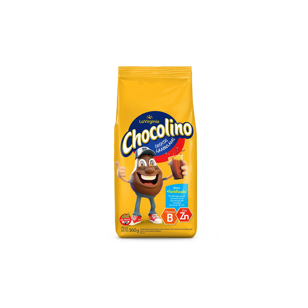 Cacao Chispitas Granuladas 360 Grs Chocolino