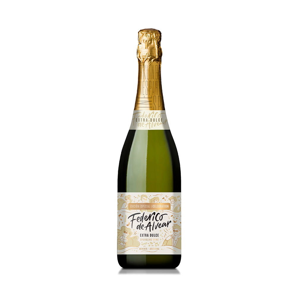 Espumante Federico De Alvear Extra Dulce 750cc - Bot-0.75-lt. - Sin Atributo