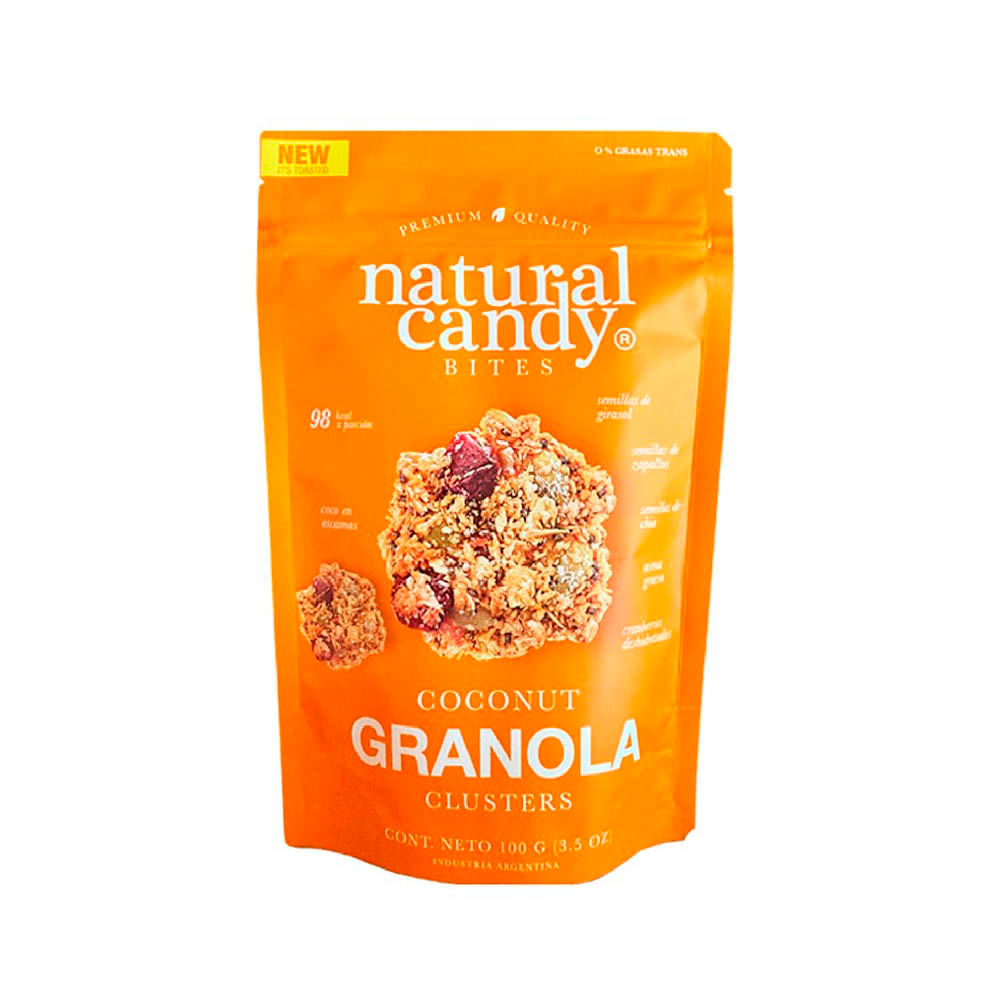 Granola Sabor Coco 100 Grs Natural Candy