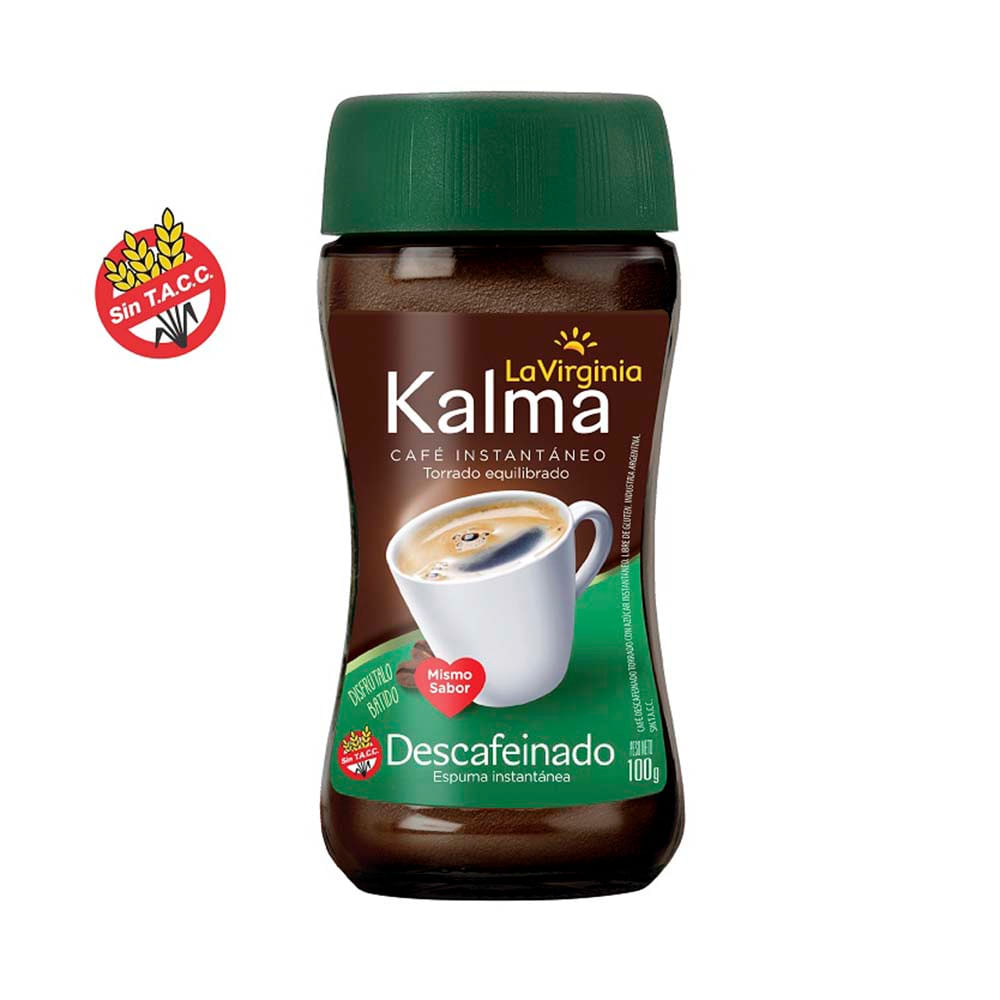 Café Descafeinado Torrado con Azúcar 100 Grs Kalma