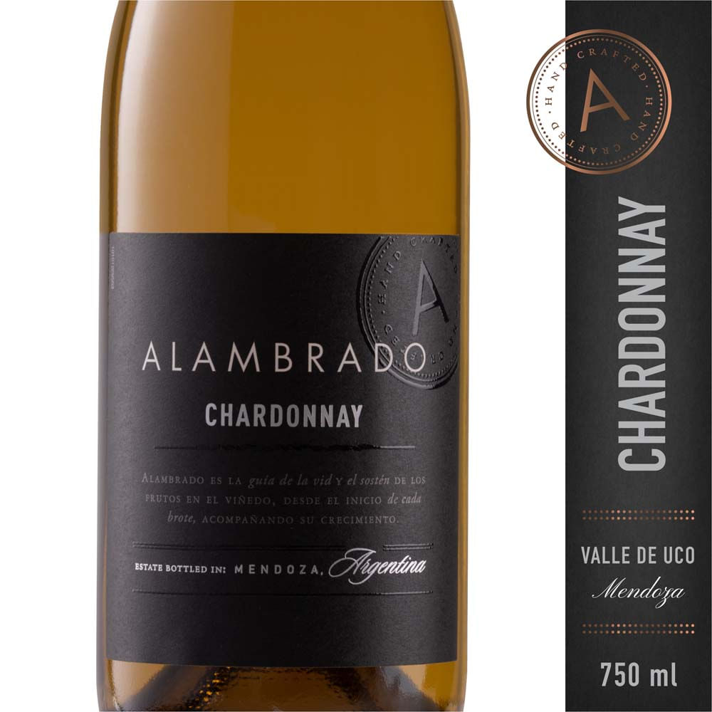 Vino Chardonnay 750 Ml Alambrado