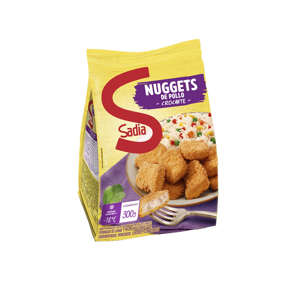Nuggets de Pollo Crocante 300 Grs Sadia