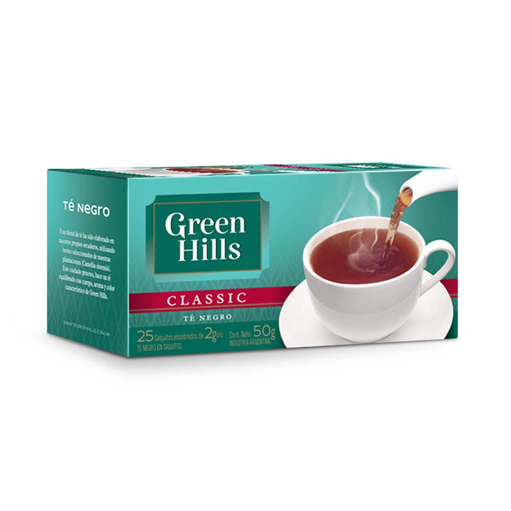Té Green Hills - 25 Saquitos