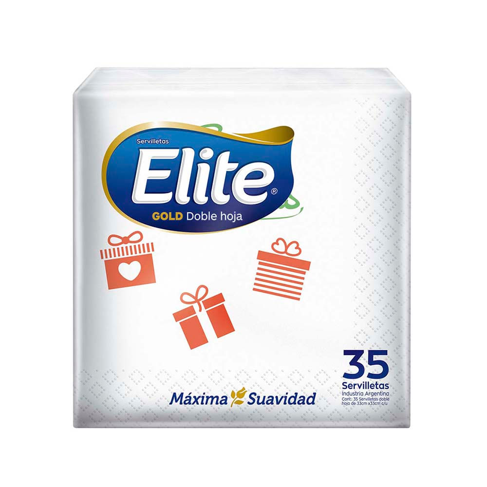 Servilletas Descartables Elite Navideñas 35 U