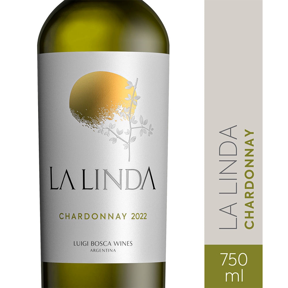 Vino Chardonnay 750 Ml La Linda