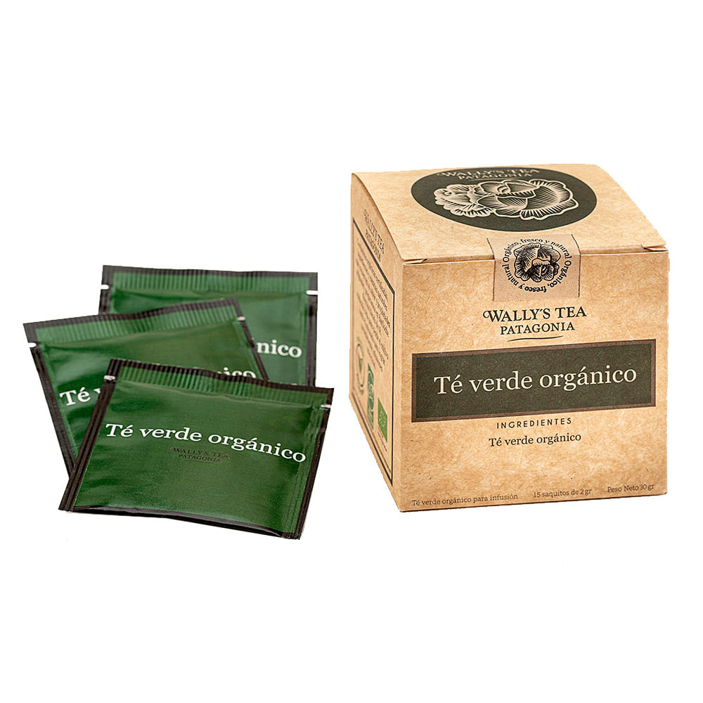 Té Verde Orgánico 30 Gr Wally's Patagonia