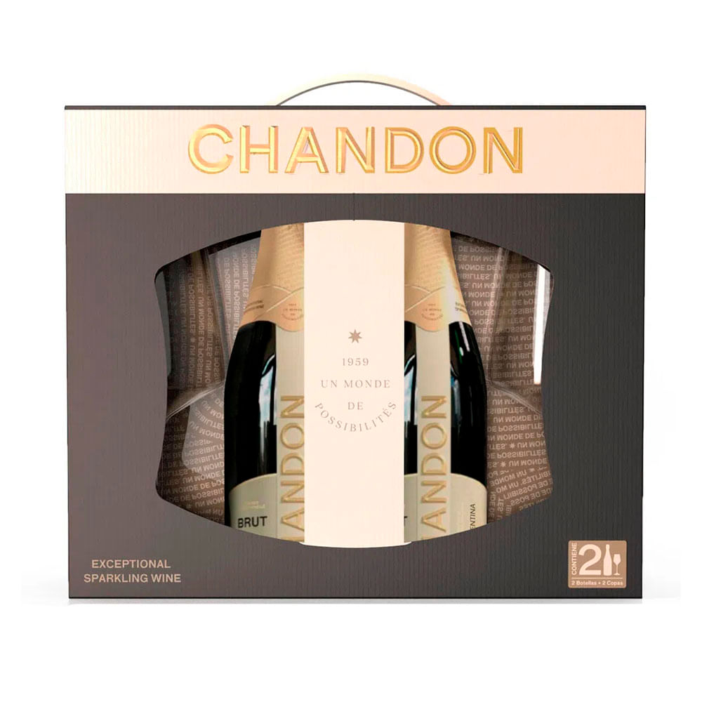 Champagne Chandon 2extra Brutcopas 750ml Estu
