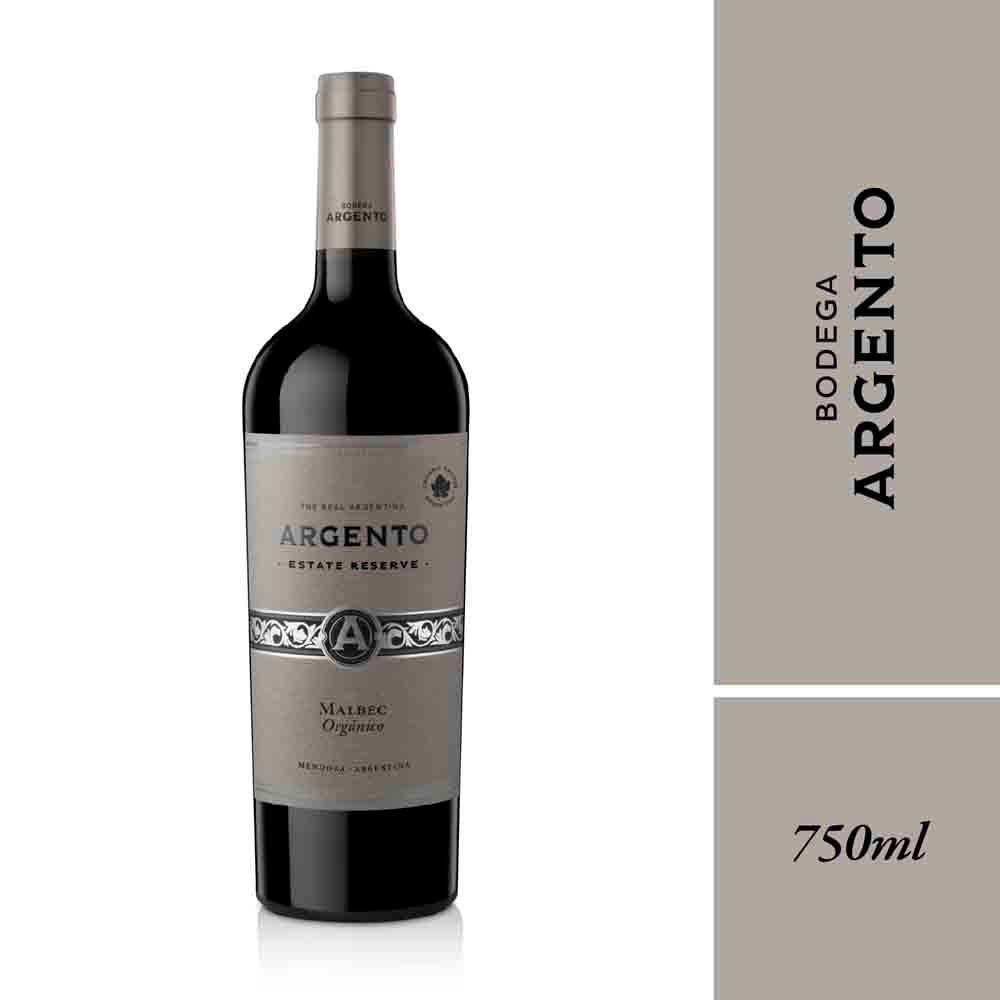 Vino Argento Estate Reserve Malbec Organico 750cc