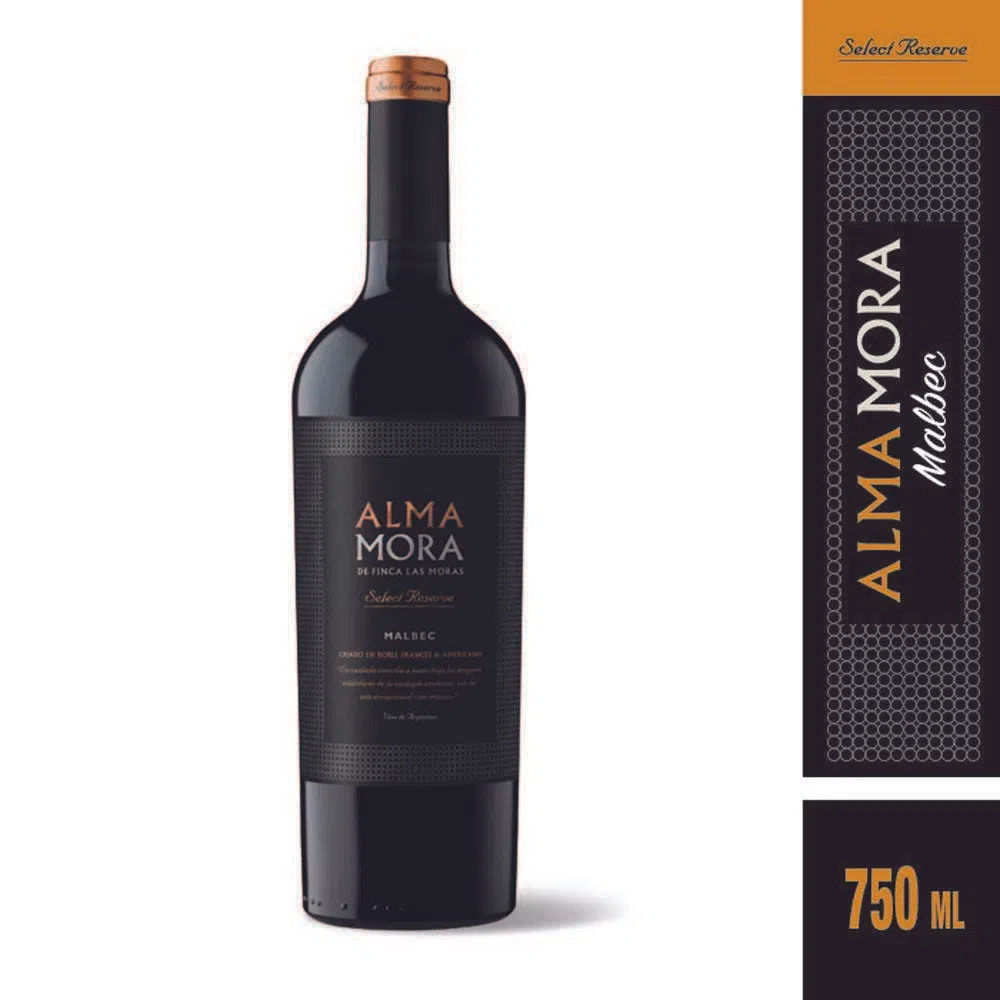 Vino Alma Mora Select Reserve Malbec 750ml