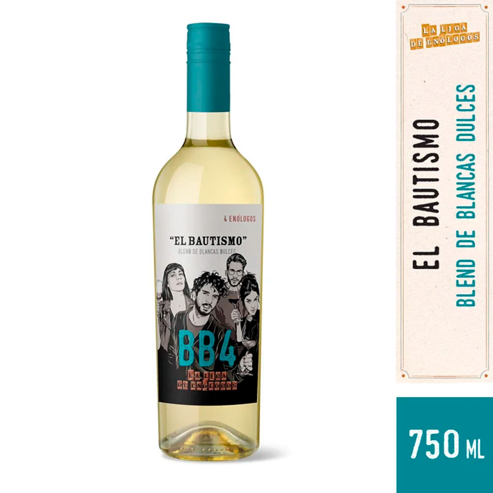 Vino El Bautismo Blanco Blend 750 Cc