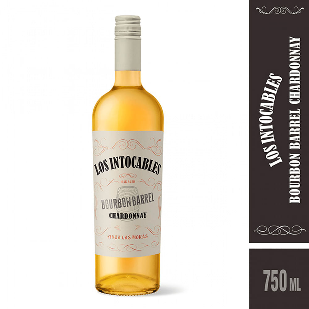 Vino Chardonnay 750 Cc  Los Intocabes