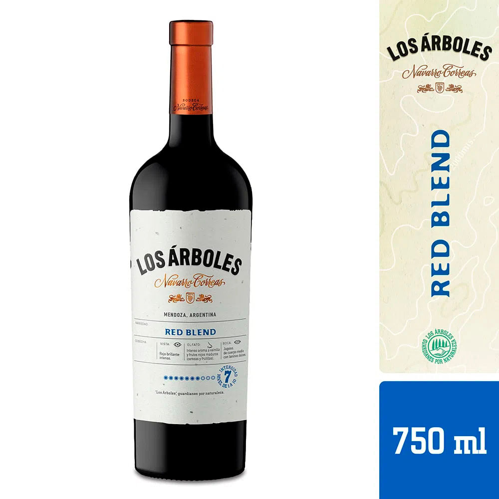 Vino Red Blend 750 Ml Los Arboles
