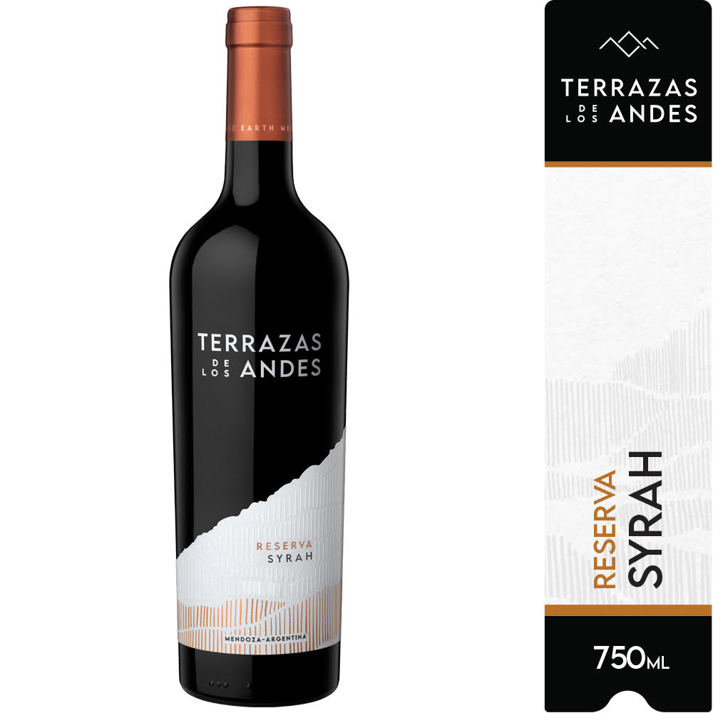 Vino tinto Syrah Terrazas de los Andes 750 ml