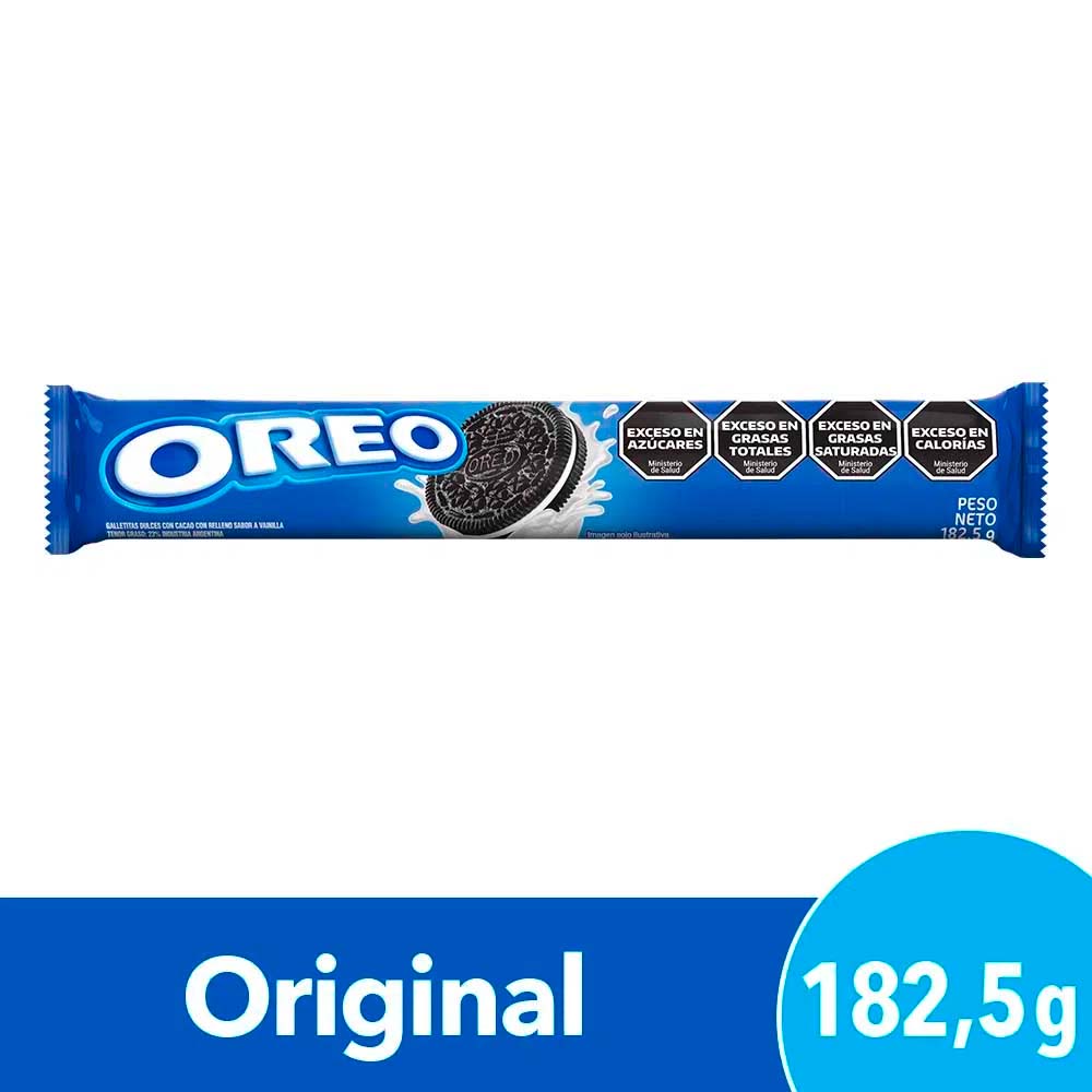 Galletitas Dulces Rellenas Con Crema Oreo 182,5g
