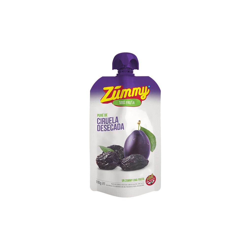 Puré de Ciruela Desecada 110 Grs Zummy
