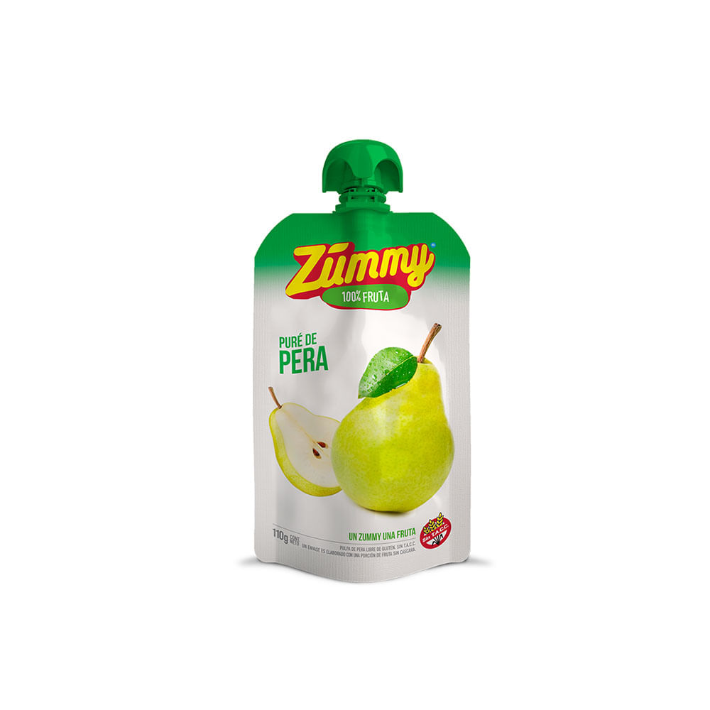 Puré de Sabor Pera 110 Grs Zummy