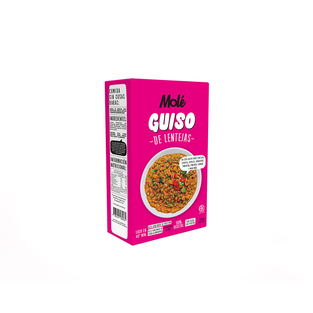 Guiso de Lentejas 200 Grs Molé