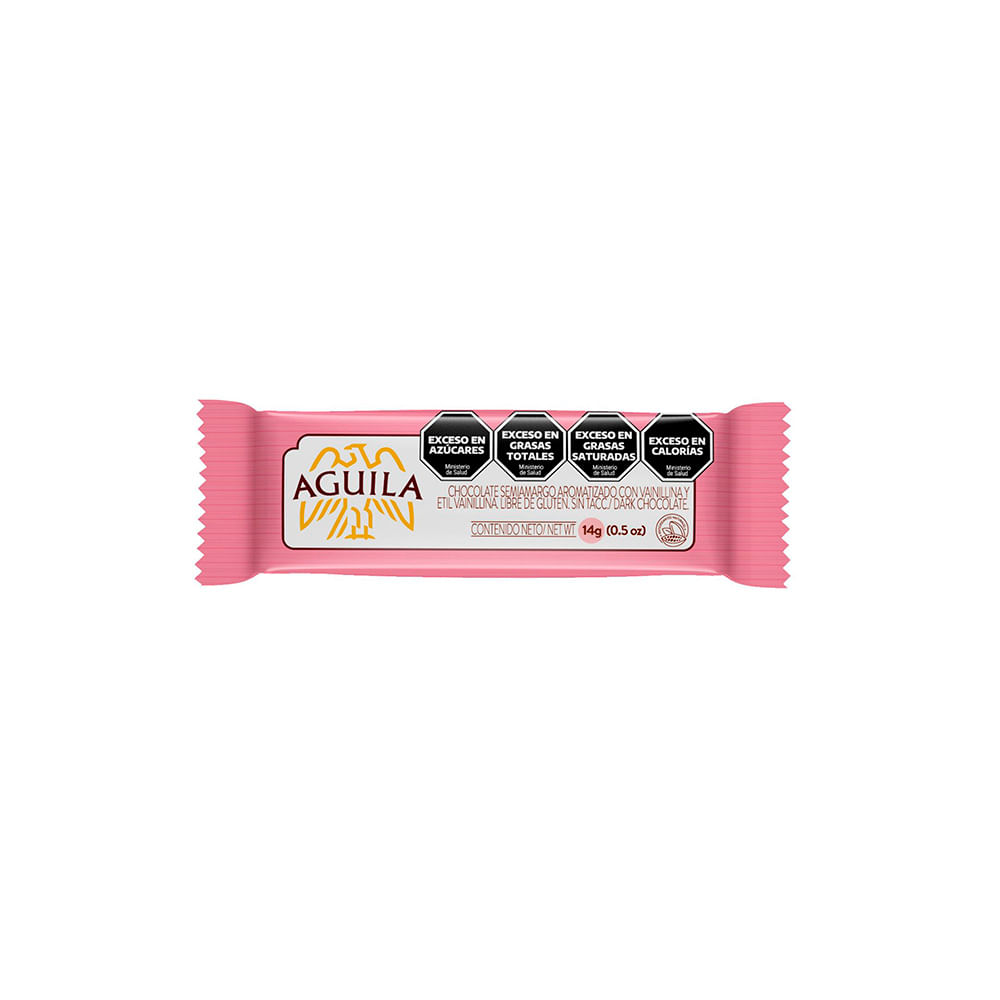 Chocolate Semiamargo 14 Grs Aguila
