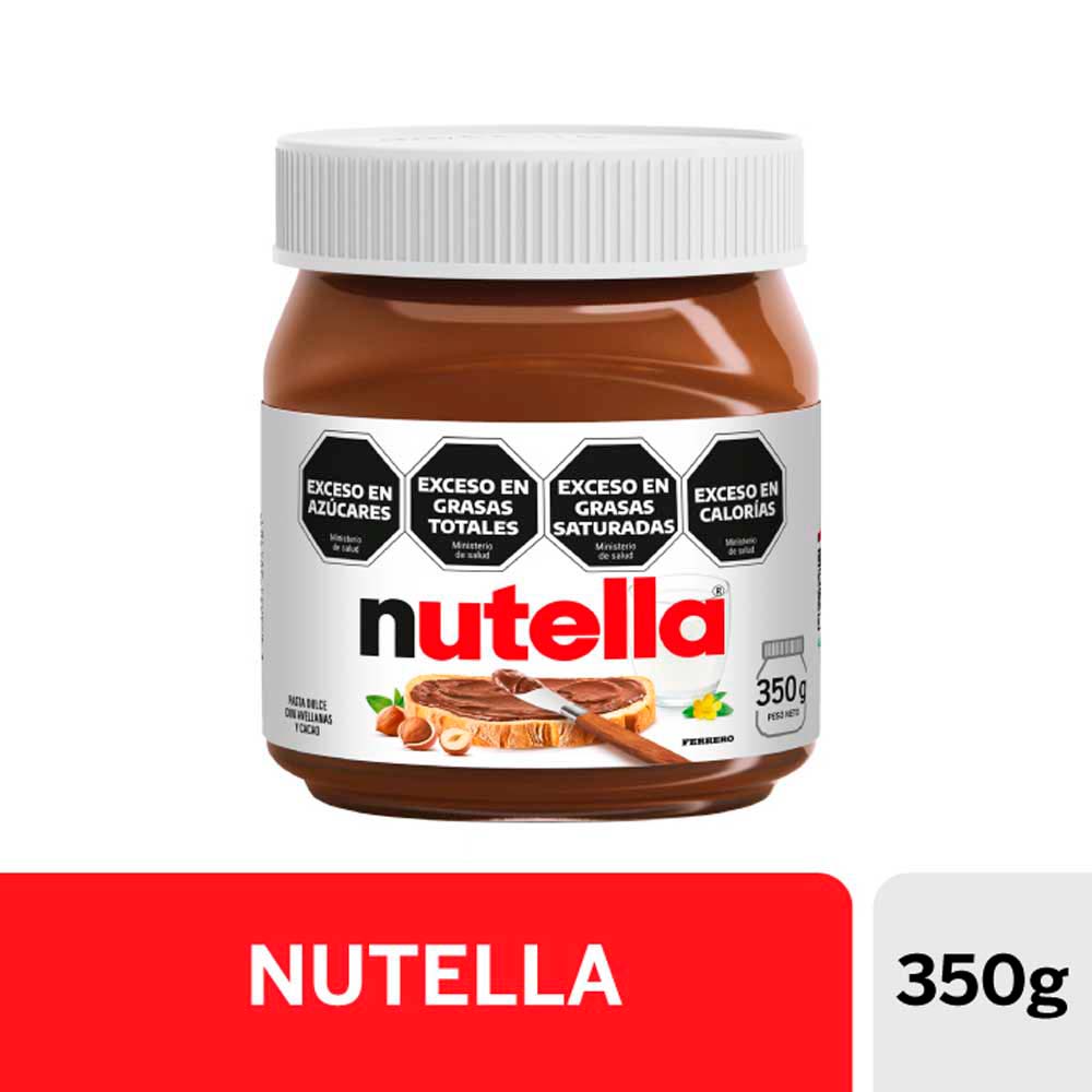 Crema de Avellana Sabor Avellana 350 Grs Nutella