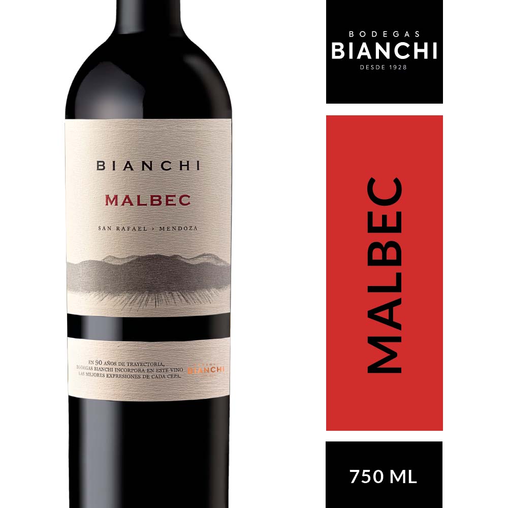 Vino Bianchi Varietal Malbec 750cc