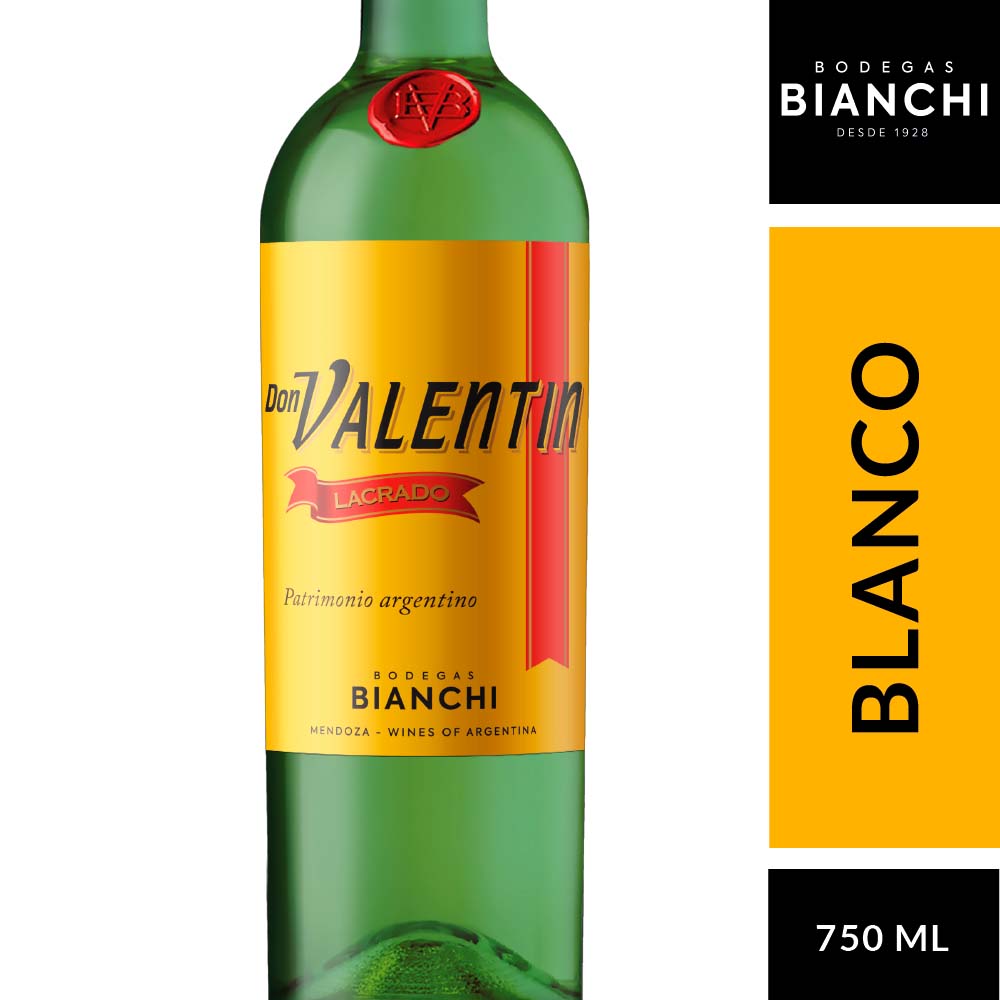 Vino Don Valentin Lacrado Blanco 750cc