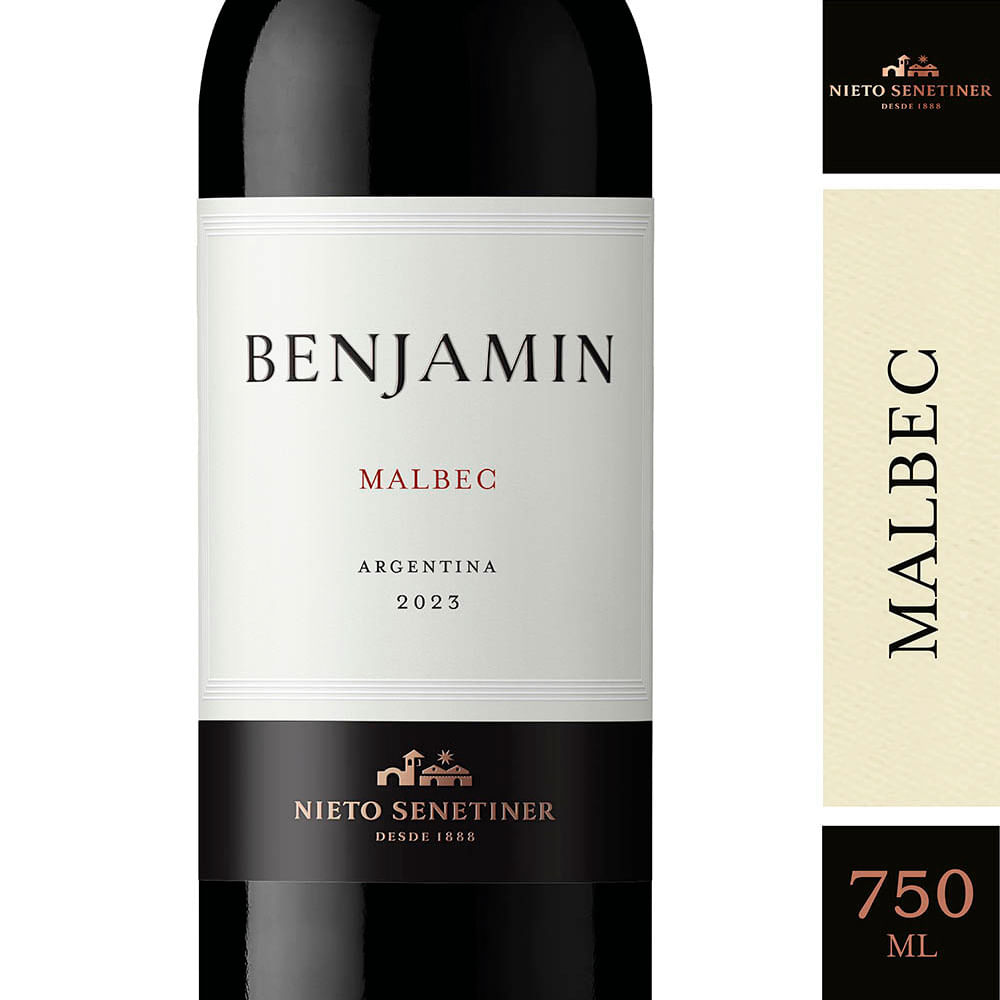 Vino Malbec 750 Ml Benjamin