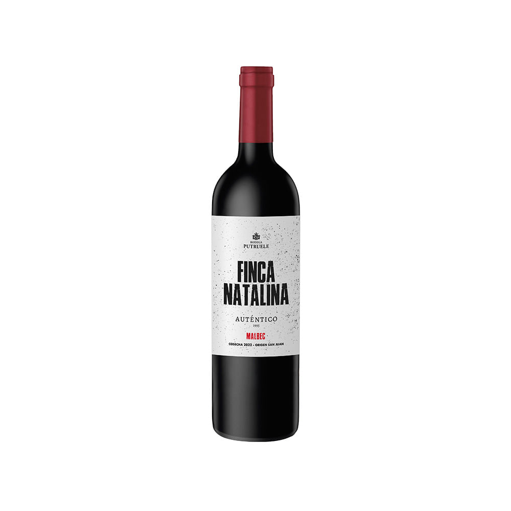 Vino Malbec Auténtico 750 Ml Finca Natalina