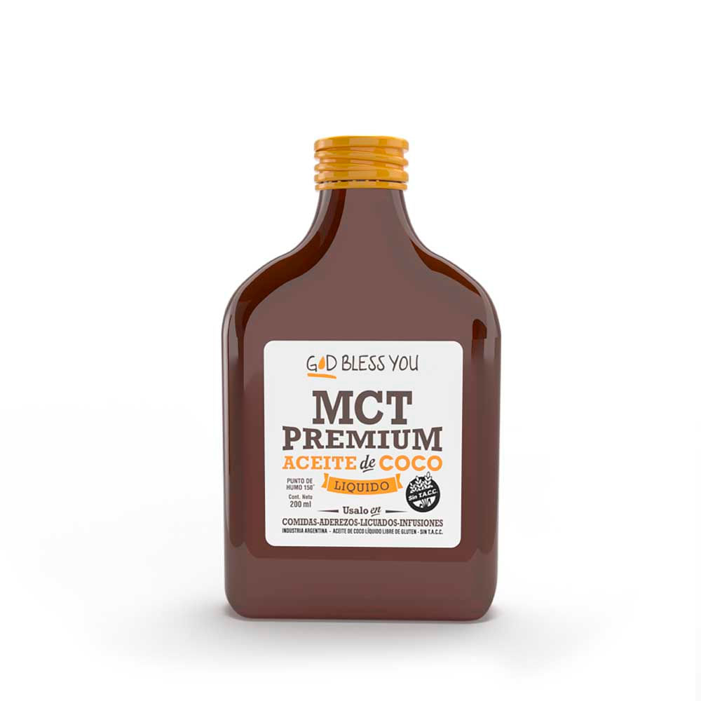 GOD BLESS YOU Aceite de Coco Mct Premium 200 Ml God Bless You