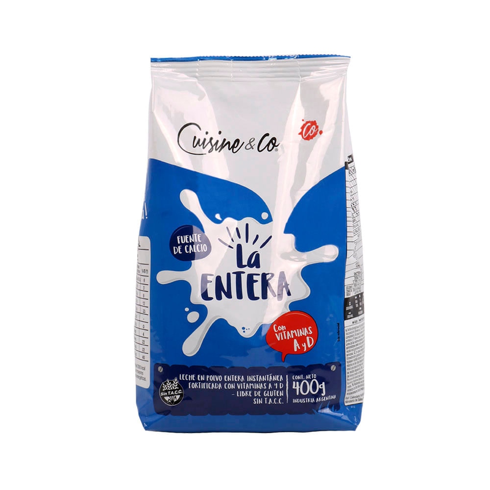 Leche en Polvo Entera 400 Grs Cuisine y Co