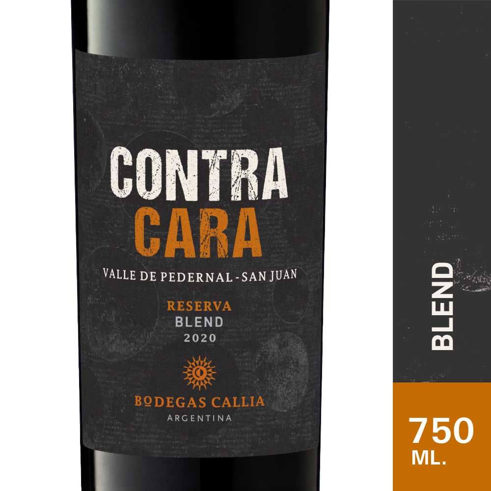 Vino Tinto Blend 750 Ml Contracara