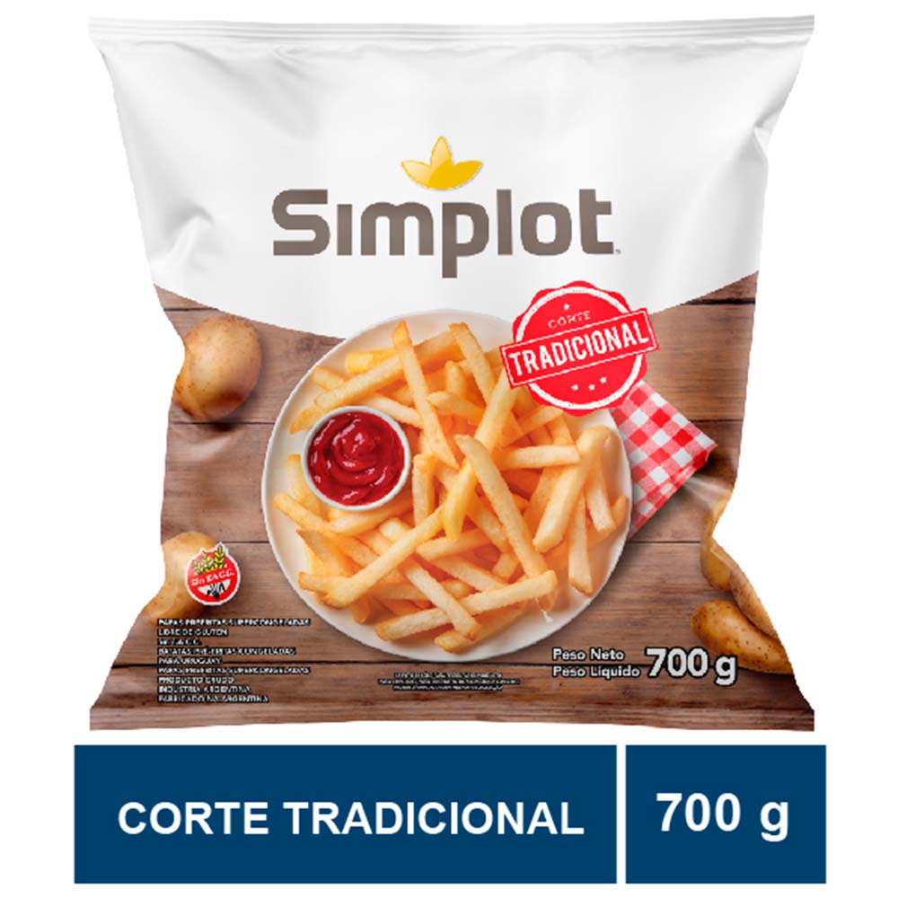 Papa Bastón Corte Tradicional 700 Gr Simplot