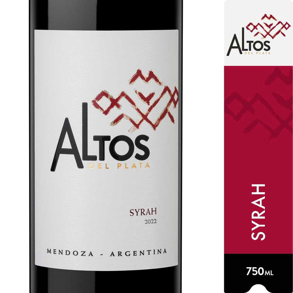 Vino Tinto Altos Del Plata Syrah 750 Ml