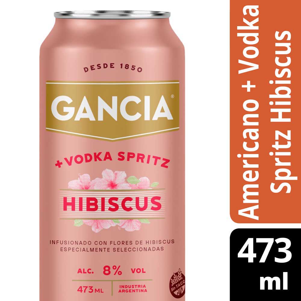 Vodka Spritz Gancia Hibiscus 473 Ml