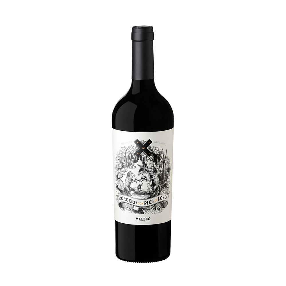 Vino Malbec 750 Ml Cordero Con Piel De Lobo