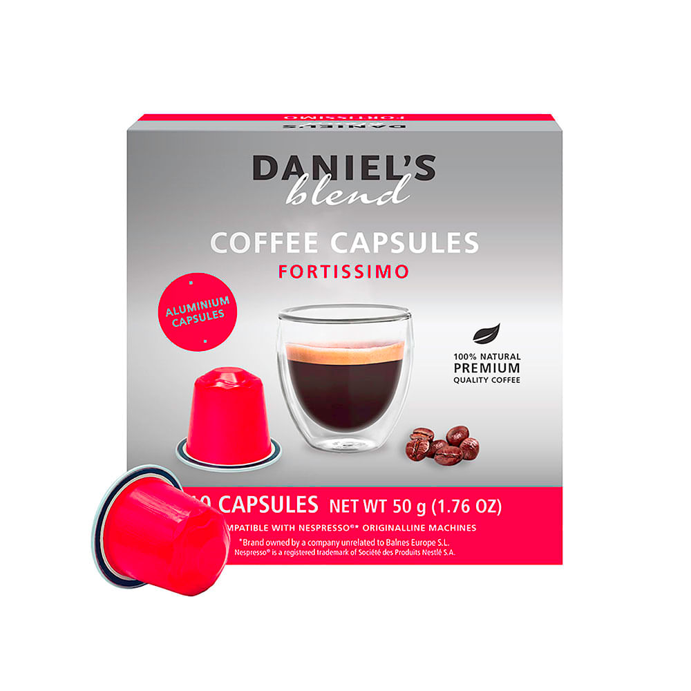 Café En Cápsulas Fortissimo Daniels Blend