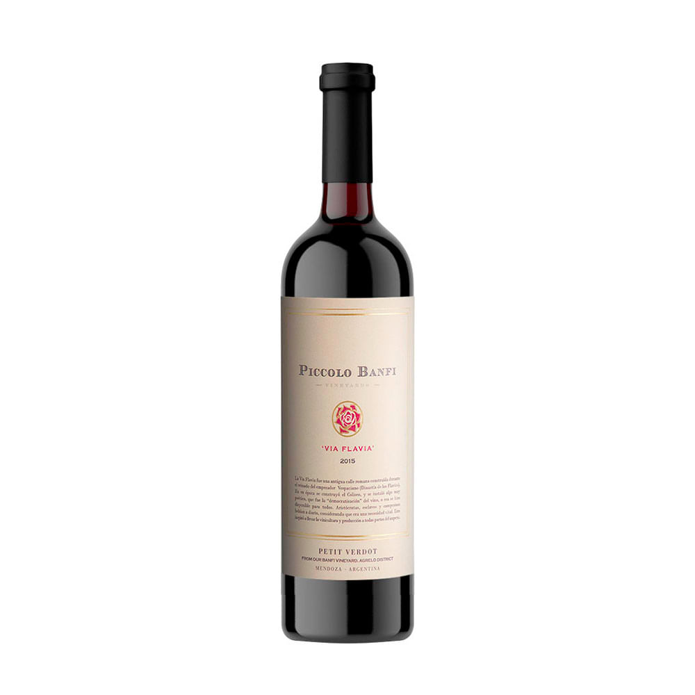 Vino Petit Verdot 750 Ml Via Flavia