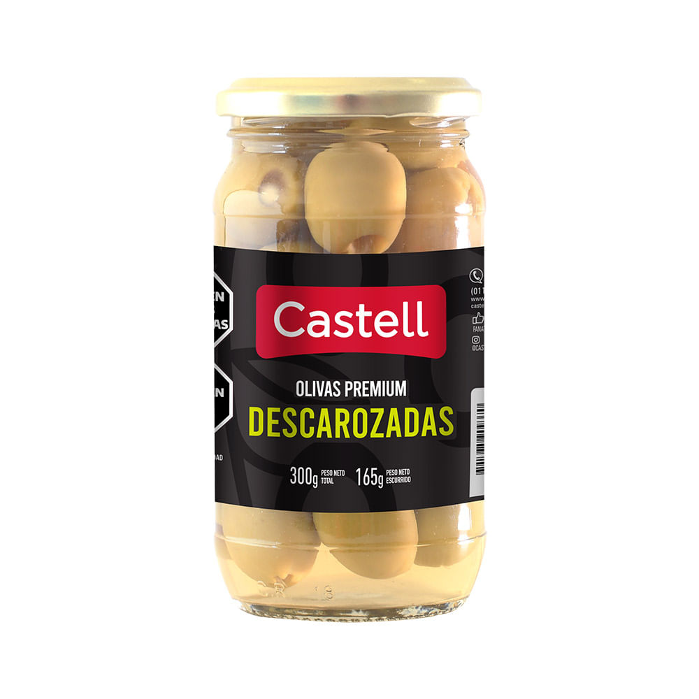 Aceituna Castell Verde Descor Prem X165g