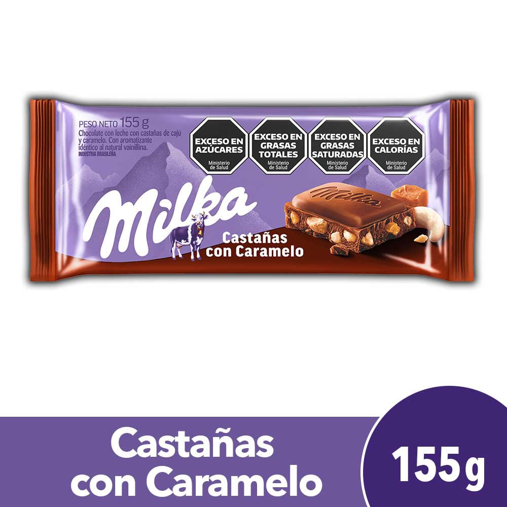 Chocolate Milka Con Castañas 155 Gr