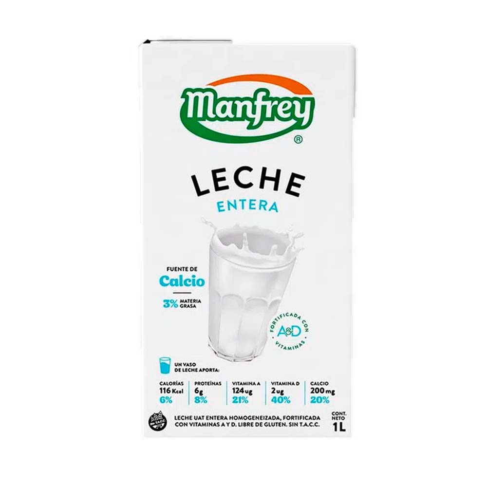 Leche Manfrey Entera U.a.t. Sin Atributo Sin Atributo Sin Atributo Sin Atributo