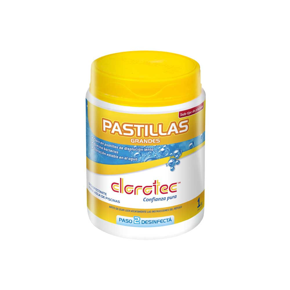 Pastillas Grandes 1 Kg Hth Clorotec