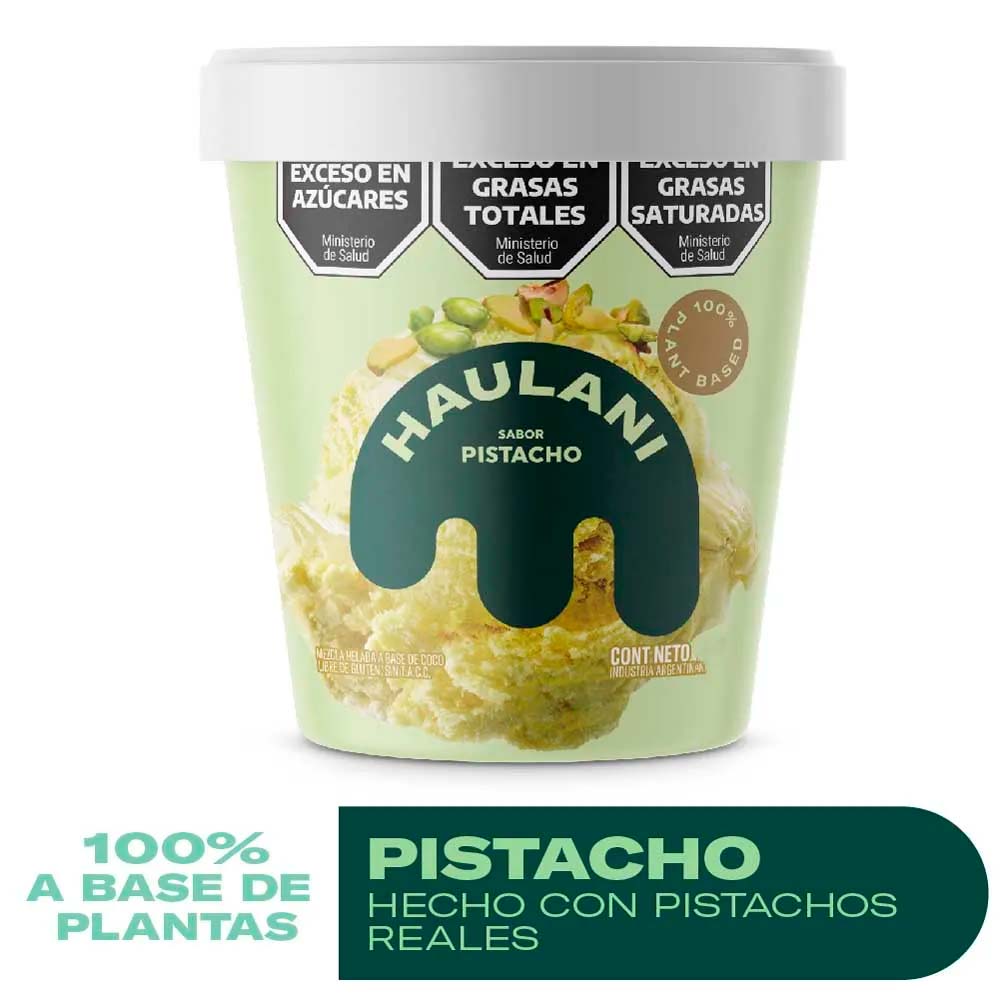 Helado Sabor Pistacho 370 Grs Haulani
