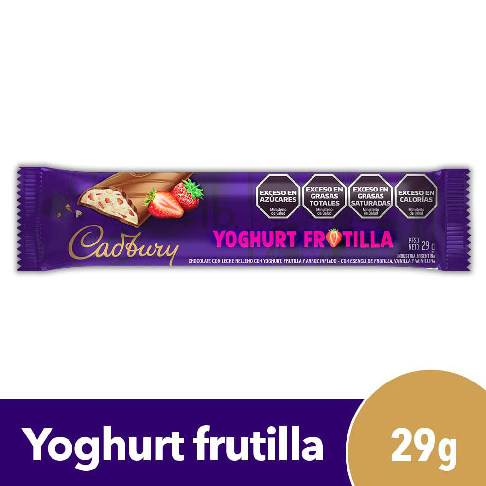 Bombones Sabor Frutilla y Yoghurt 29 Grs Cadbury