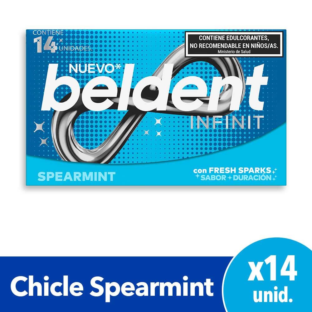 Chicles Sabor Mentol Infinit 26,6 Grs Beldent