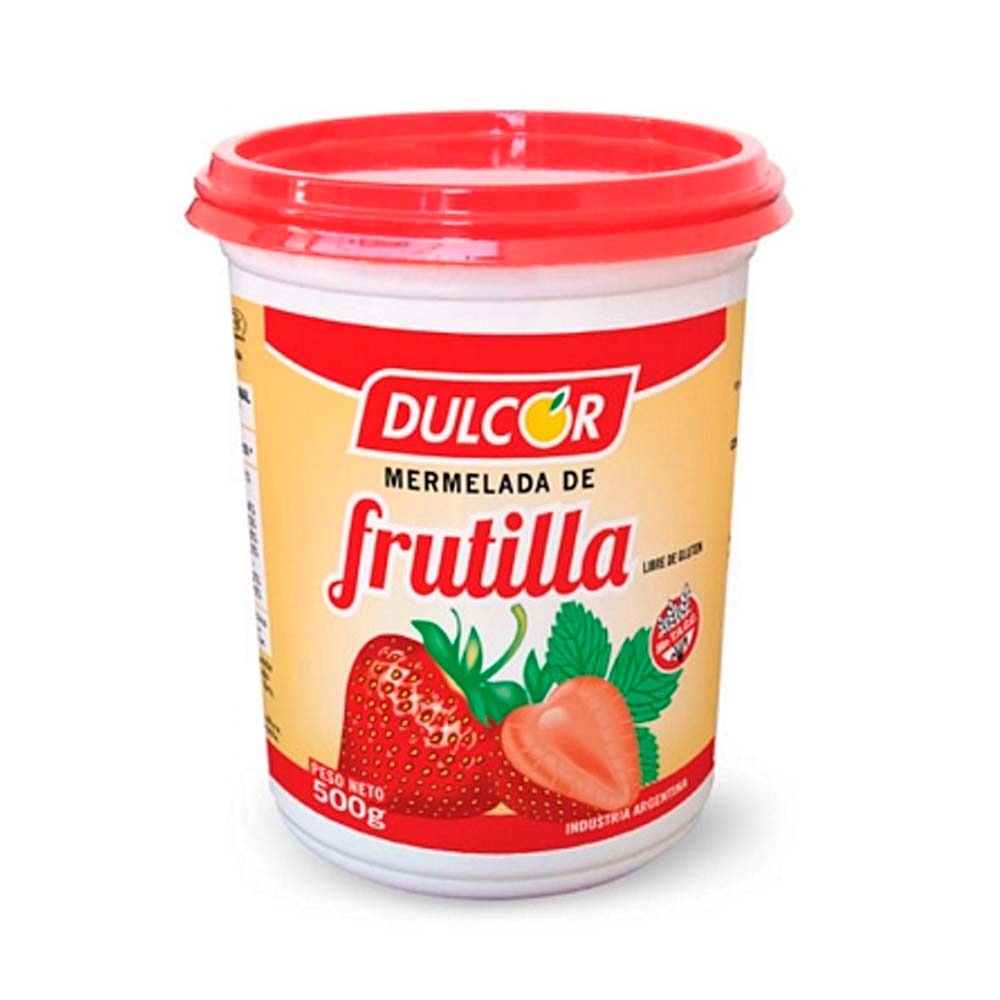 Mermelada Sabor Frutilla 500 Grs Dulcor