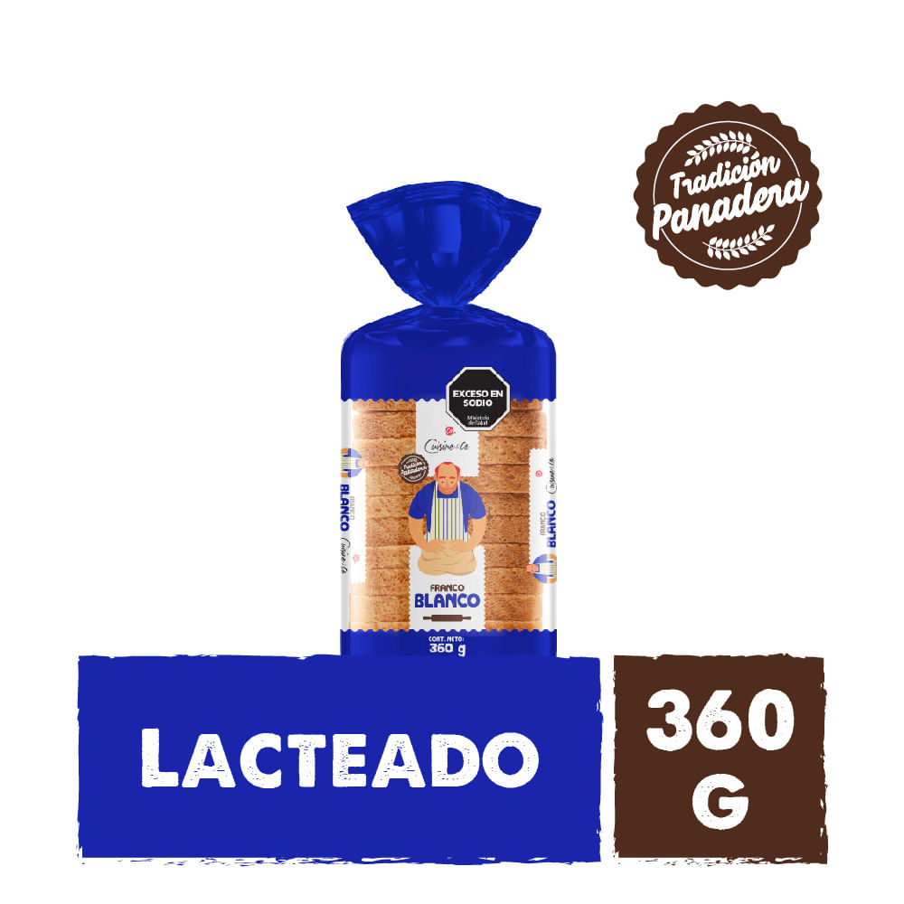 Pan de Molde Lactal 360 Grs Cuisine & Co