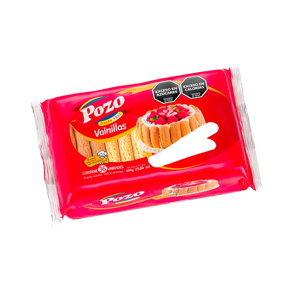 Bizcochos Sabor Vainilla 444 Grs x 36 Un Pozo
